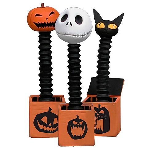 Nightmare Before Christmas Decorative Jack in the Box 3-Pack