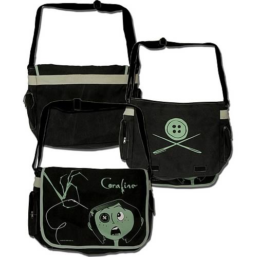 Coraline Needle in Your Eye Messenger Bag