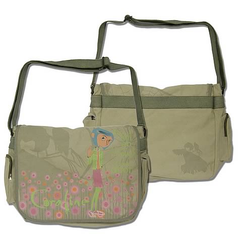 Coraline Pastel Flowers Messenger Bag