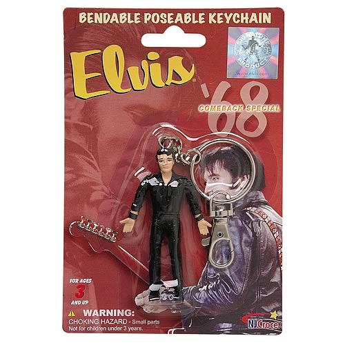 Elvis Presley Comeback Special Bendable Key Chain