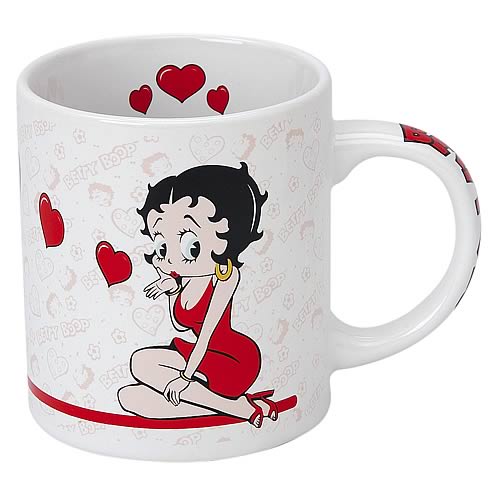 Betty Boop Betty Kisses Ceramic Mug