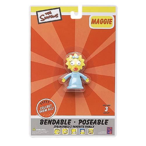 Simpsons Maggie Simpson Bendable Figure