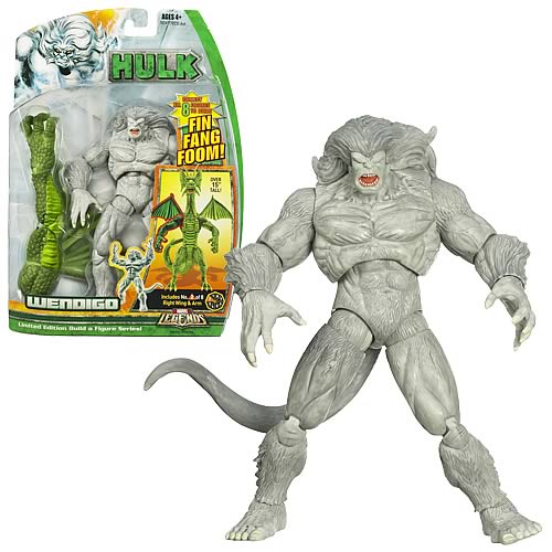 Hulk Marvel Legends Wendigo Action Figure, Not Mint