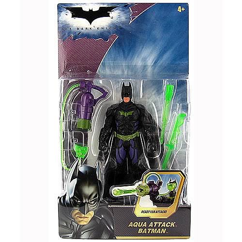 Batman: The Dark Knight Aqua Attack Batman Figure, Not Mint
