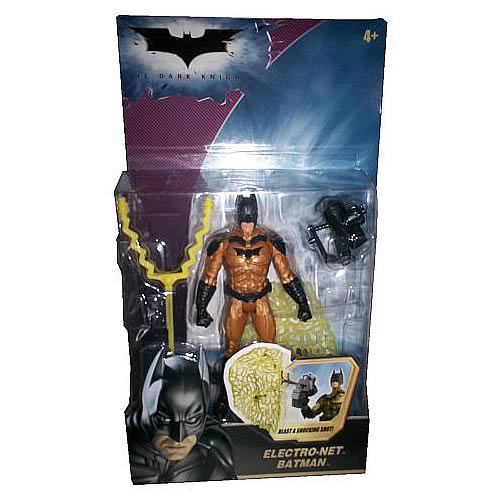 Batman: The Dark Knight Electro-Net Batman Figure, Not Mint