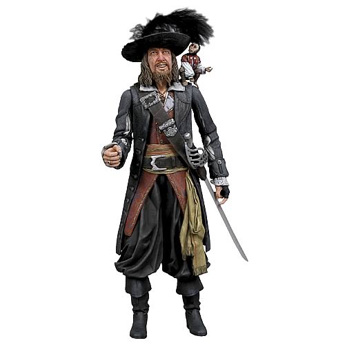 Pirates of the Caribbean 7-inch Barbossa Figure, Not Mint
