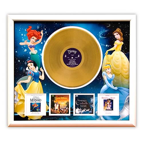 Disney Princesses Framed Gold Record