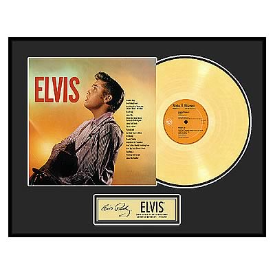 Elvis Presley Elvis! Framed Gold Record