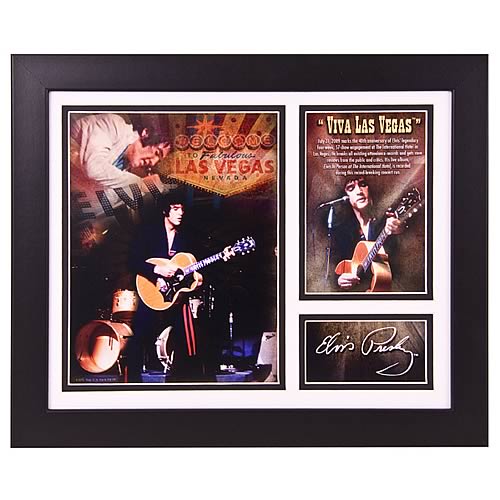 Elvis Presley Viva Las Vegas Framed Photo Presentation