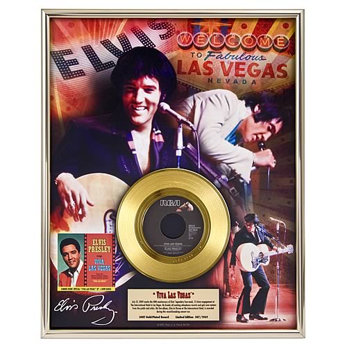 Elvis Presley Viva Las Vegas Framed Gold Record