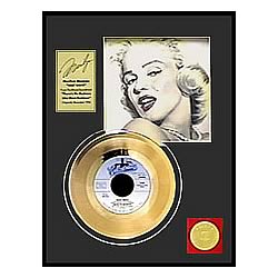 Marilyn Monroe Heat Wave Framed Gold Record