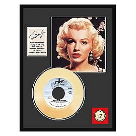 Marilyn Monroe River of No Return Framed Gold Record