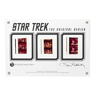 Star Trek Original Series Film Cell Display