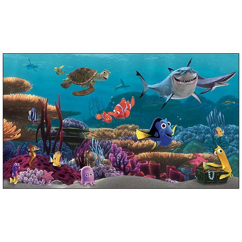 Finding Nemo Movie Ultra-Strippable Pre-Pasted Mural