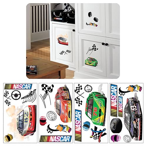 Best Kids Room NASCAR Peel and Stick Version B Wall Applique