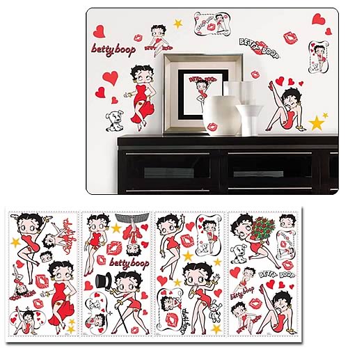 Betty Boop Peel and Stick Wall Applique