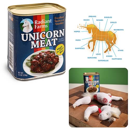 Canned Meat Unicorn Plush