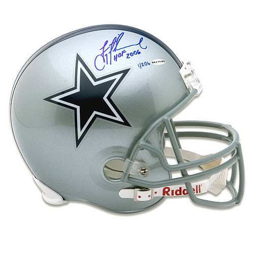 Troy Aikman Signed Deluxe Replica Helmet