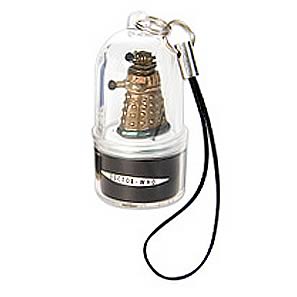 Doctor Who Dalek Rotating LED Cell Phone Charm
