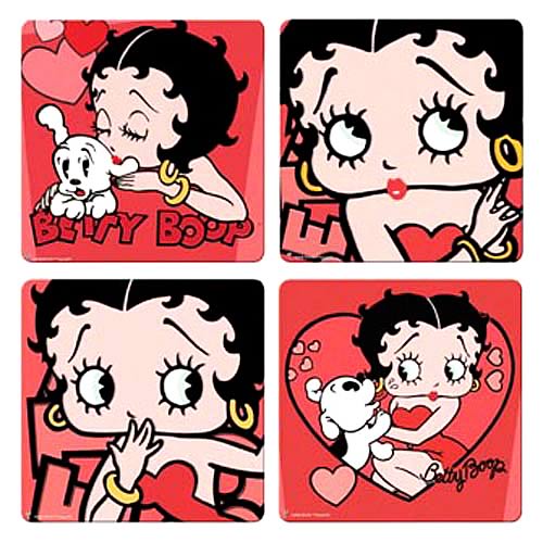 Betty Boop Coaster 4-Pack