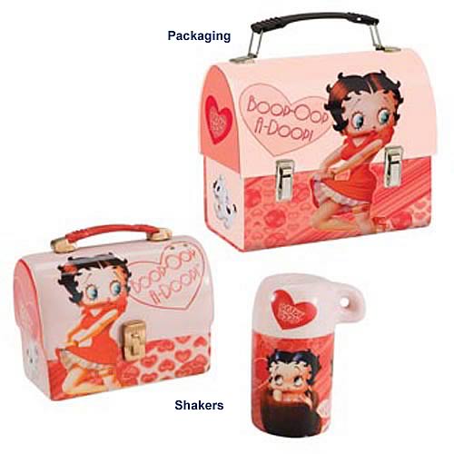 Betty Boop Lunch Box Salt and Pepper Shaker Set
