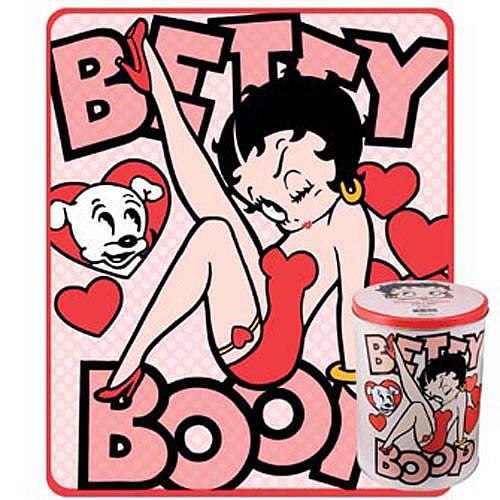 Betty Boop Fleece Throw