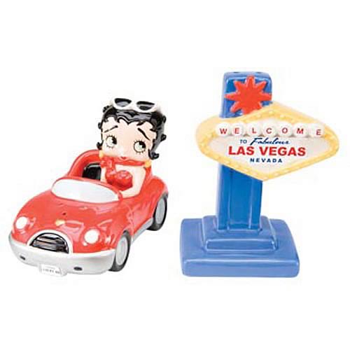 Betty Boop Las Vegas Salt and Pepper Shaker Set