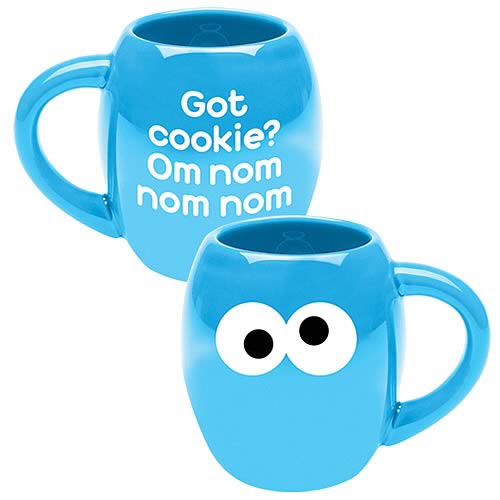 Sesame Street Cookie Monster Om Nom Nom Mug
