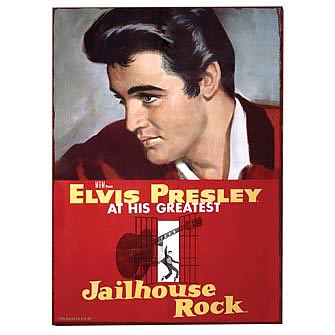 Elvis Presley Jailhouse Rock Tin Sign