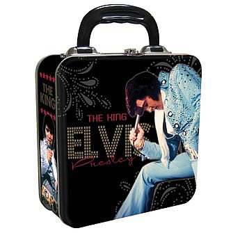 Elvis Presley Square Tin Tote