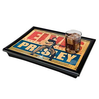 Elvis Presley Tray with Cushion
