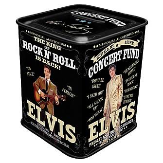 Elvis Presley Tin Savings Bank