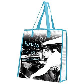 Elvis Presley Left The Building Resusable Shopping Tote