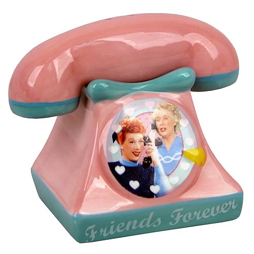 I Love Lucy Telephone Salt and Pepper Shaker Set