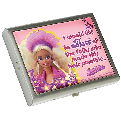 Barbie Metal ID Case