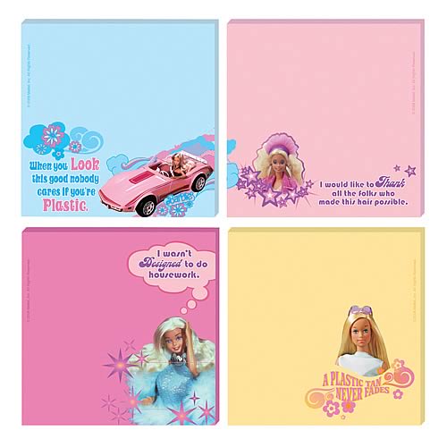 Barbie Sticky Notes Set