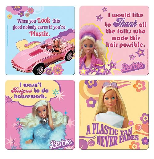 Barbie Coaster 4-Pack