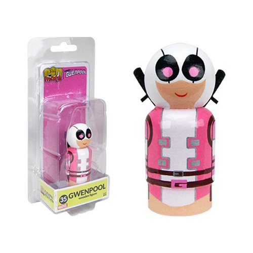 Gwenpool Pin Mate Wooden Figure