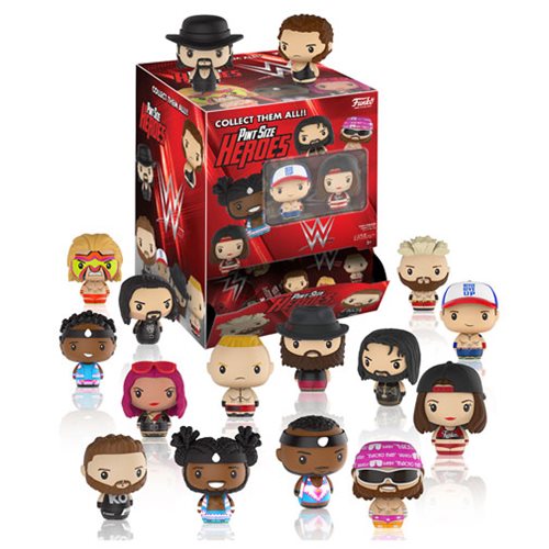 WWE Superstar Pint Size Heroes Mini-Figure Display Case