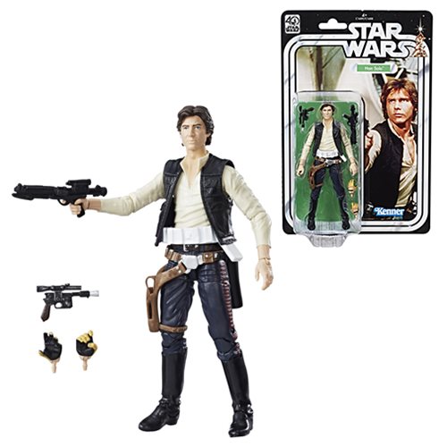 Star Wars The Black Series 40th Anniversary 6-Inch Han Solo Action Figure