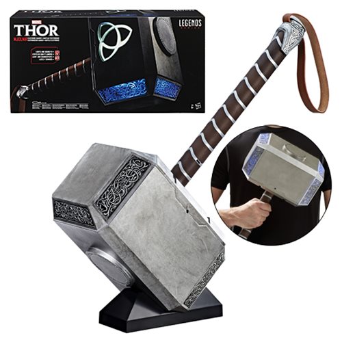 Marvel Legends Thor Mjolnir Hammer Electronic Prop Replica