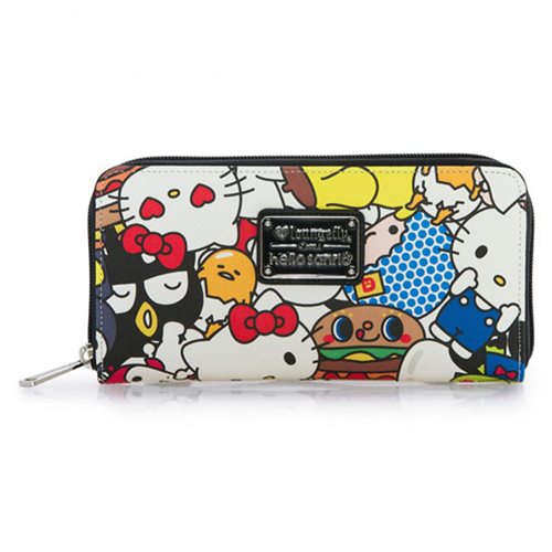 Hello Kitty Sanrio Character Print Zip-Around Wallet