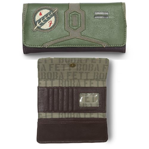 Star Wars Boba Fett Faux Leather Trifold Wallet