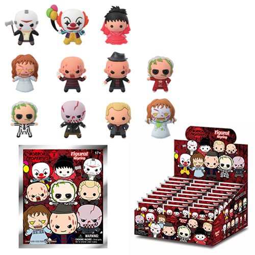 Horror Series 2 3-D Figural Key Chain 6-Pack