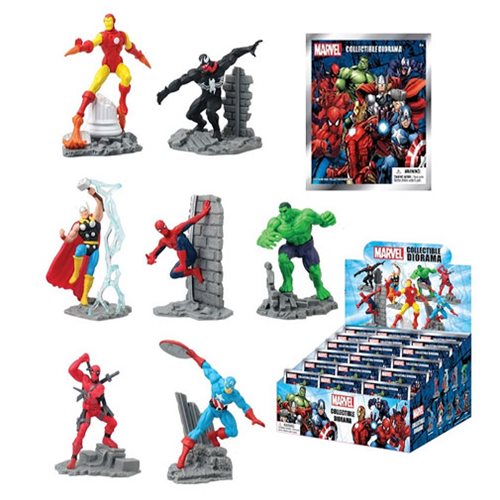 Marvel Diorama Blind Bag Display Box