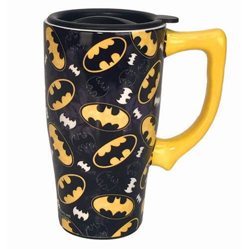 Batman Logo 16 oz. Ceramic Travel Mug