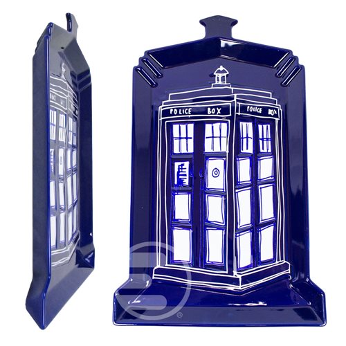 Doctor Who TARDIS Embossed Serving Platter