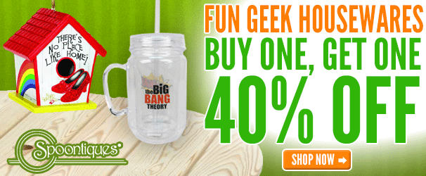 Fun Geek Housewares! Buy One, Get One 40% Off                                                      