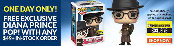 Free Diana Prince Pop! with $49+ In-Stock Order!