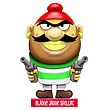 Looney Tunes Blaque Jaque Shellac Big Headz Bobble Head 